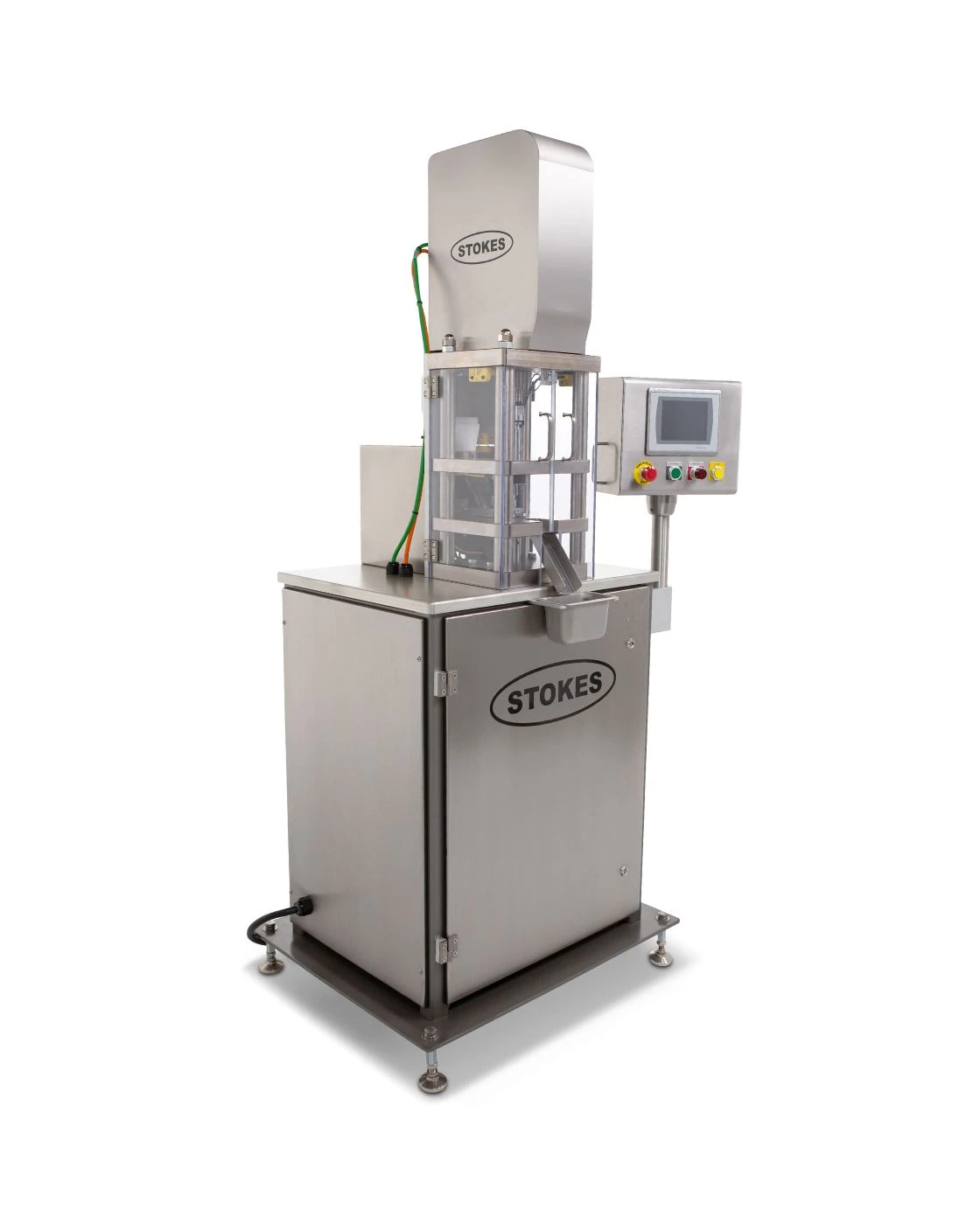 Photo of the Stokes Model 591 single station tablet press.