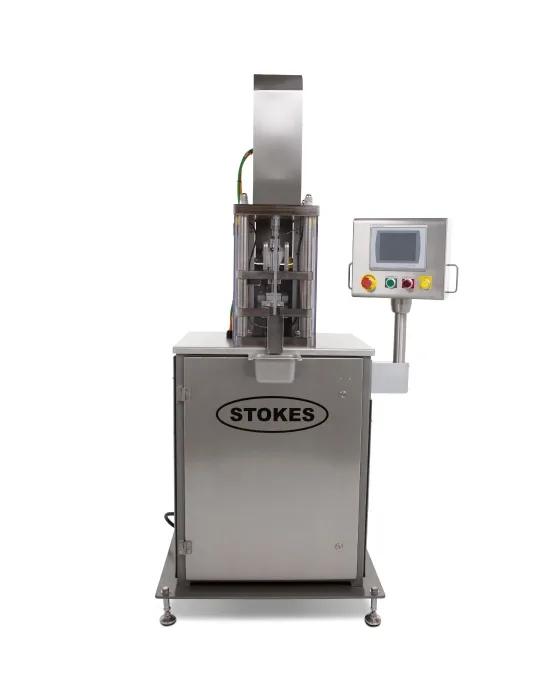 Photo of the Stokes Model 591 single station tablet press.