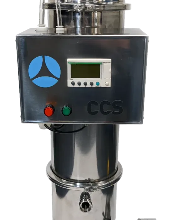 A Stokes vacuum powder loader.