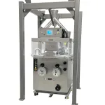 A Stokes custom powder feeder frame.